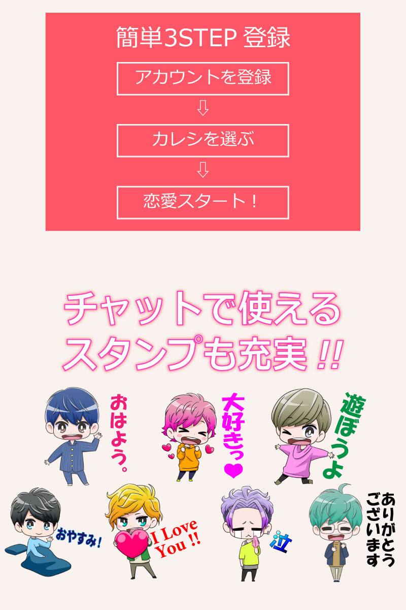3STEP&スタンプ